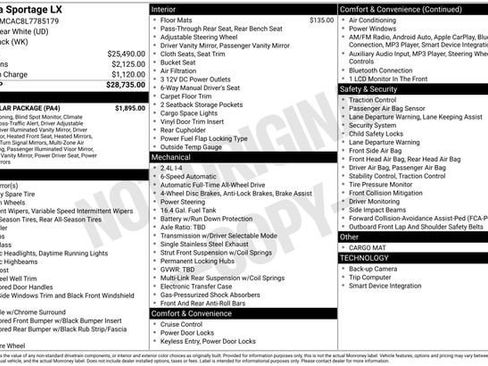 Used 2020 Kia Sportage LX w/ LX Popular Package image 8