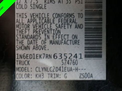 Certified 2024 Nissan Frontier SV w/ Hardbody Edition image 92