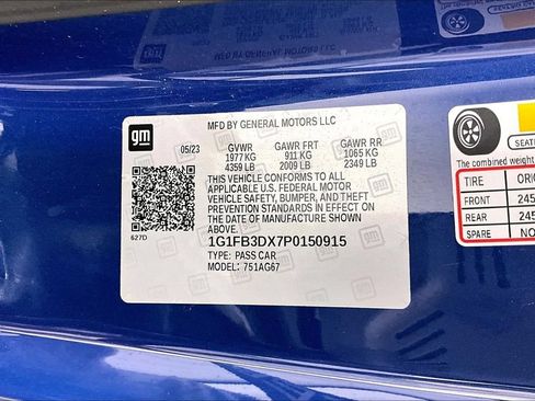 Used 2023 Chevrolet Camaro LT w/ RS Package RWD image 39