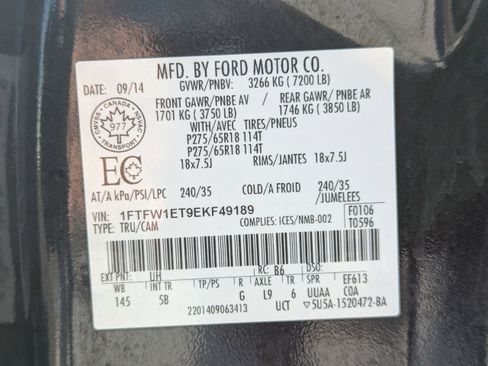 Used 2014 Ford F150 FX4 w/ Equipment Group 402A Luxury AWD/4WD image 49