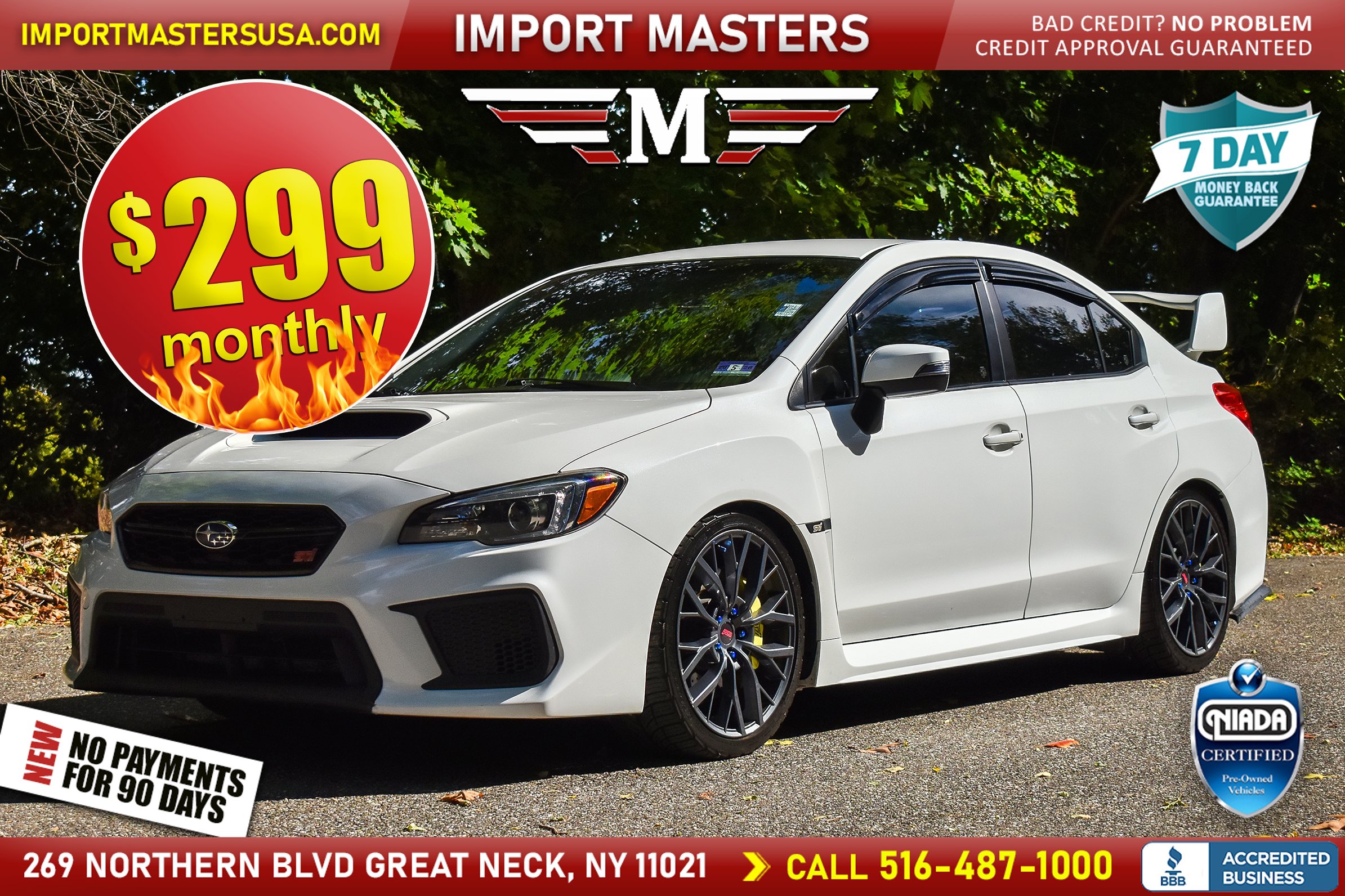 Used 2018 Subaru WRX STI AWD/4WD image 1