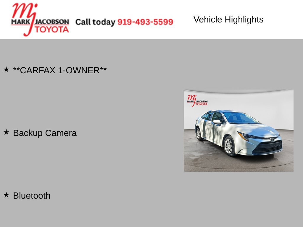 Used 2025 Toyota Corolla LE FWD image 6