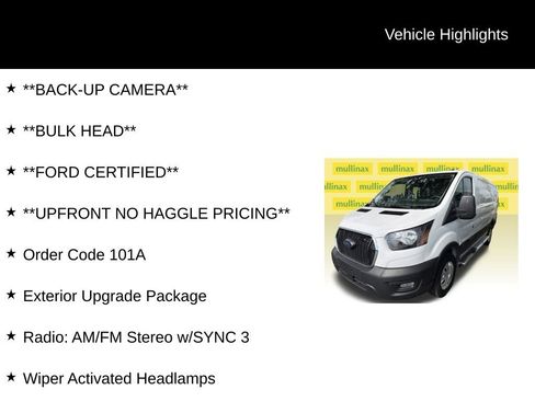 Used 2025 Ford Transit 250 Low Roof w/ Exterior Upgrade Package RWD image 6