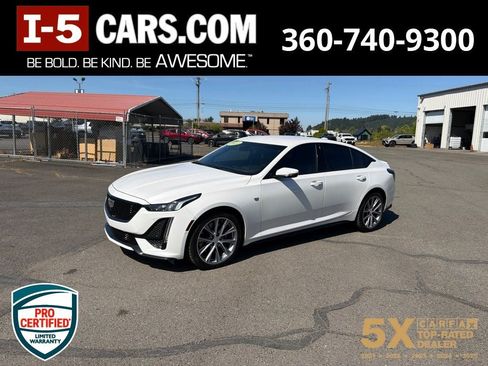 Used 2021 Cadillac CT5 Sport w/ Parking Package AWD/4WD image 1
