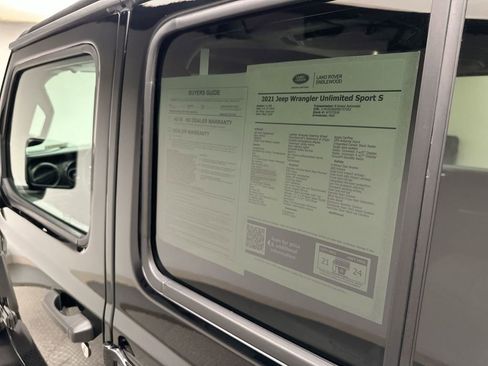 Used 2021 Jeep Wrangler Unlimited Sport image 30