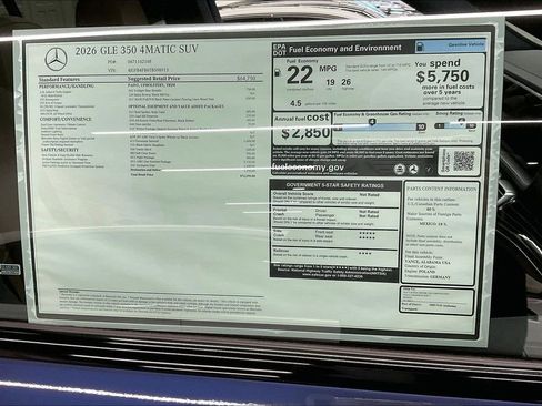 New 2026 Mercedes-Benz GLE 350 4MATIC image 12