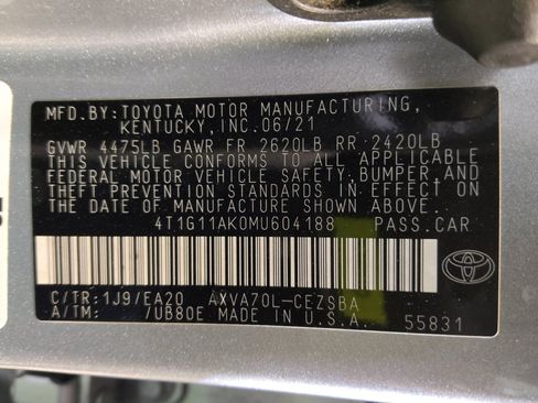 Used 2021 Toyota Camry SE image 33