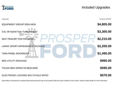 Used 2023 Ford F150 Lariat w/ Equipment Group 502A High AWD/4WD image 3