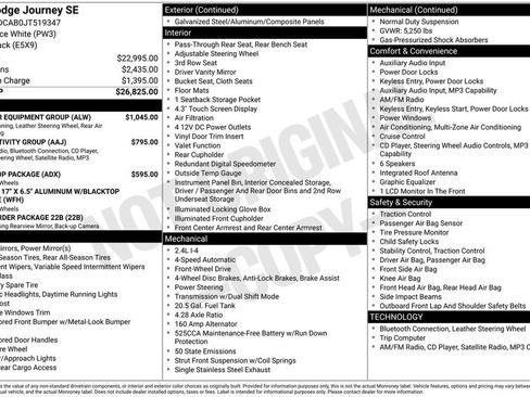 Used 2018 Dodge Journey SE w/ Popular Equipment Group image 6