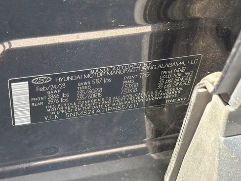 Used 2023 Hyundai Santa Fe SEL w/ Cargo Package FWD image 34