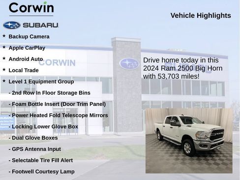 Used 2024 RAM 2500 Big Horn AWD/4WD image 6