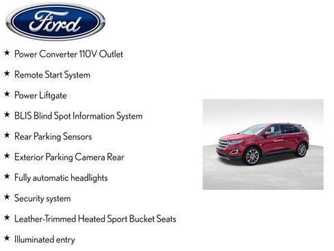 Used 2015 Ford Edge Titanium w/ Technology Package FWD image 9