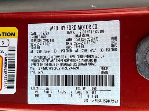 Used 2024 Ford Bronco Sport Heritage w/ Heritage Convenience Package AWD/4WD image 32