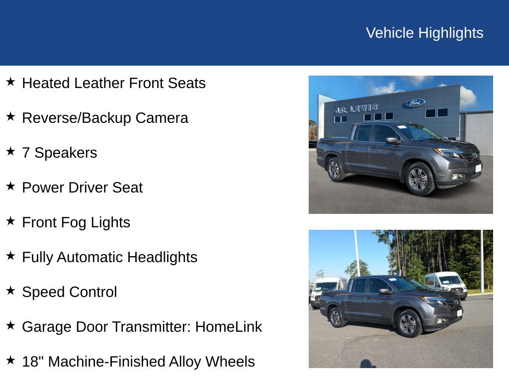 Used 2017 Honda Ridgeline RTL image 27