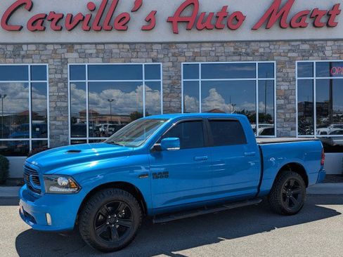 Used 2018 RAM 1500 Sport w/ Hydro Blue Sport Package AWD/4WD image 1