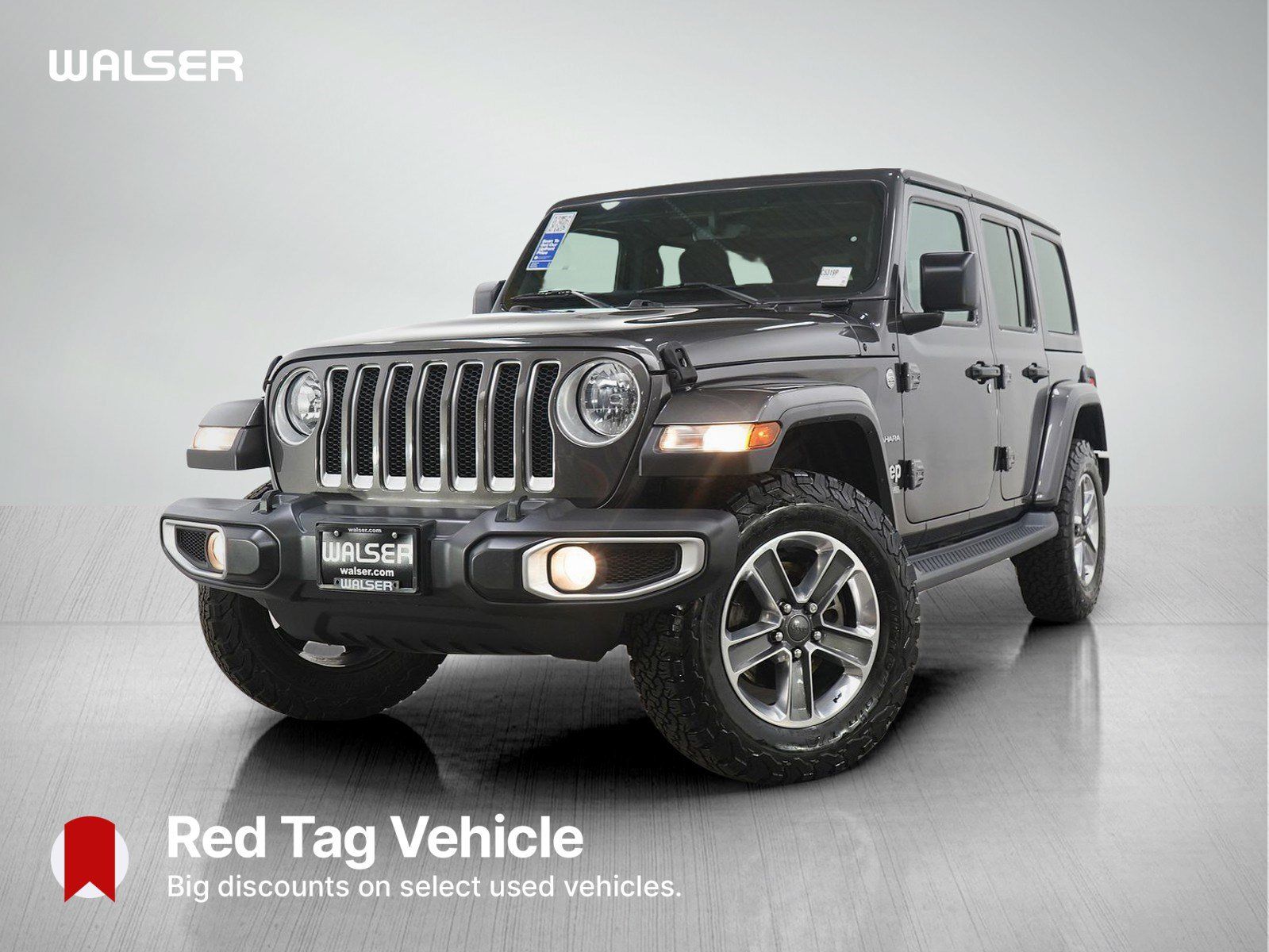 Used 2019 Jeep Wrangler Unlimited Sahara w/ Uconnect 4C Nav & Sound Group AWD/4WD image 1