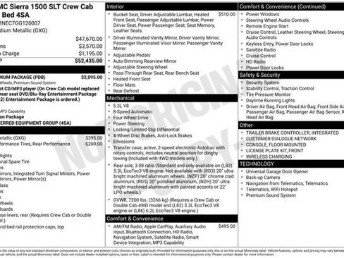 Used 2016 GMC Sierra 1500 SLT w/ SLT Premium Package image 2