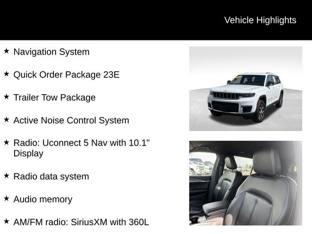 Used 2025 Jeep Grand Cherokee L Limited w/ Trailer Tow Package AWD/4WD image 7