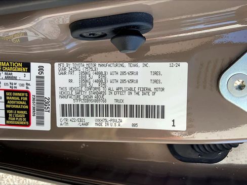 Used 2025 Toyota Tundra TRD Pro AWD/4WD image 36