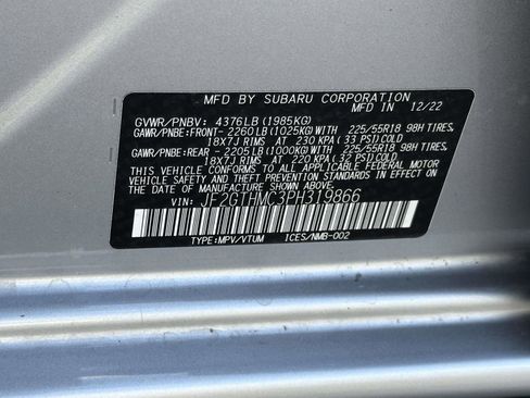 Used 2023 Subaru Crosstrek 2.5i Limited w/ Moonroof Package AWD/4WD image 27