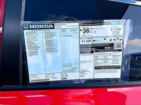 New 2026 Honda Civic LX image 18