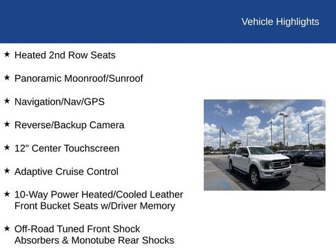 Used 2021 Ford F150 Lariat w/ Equipment Group 502A High AWD/4WD image 6