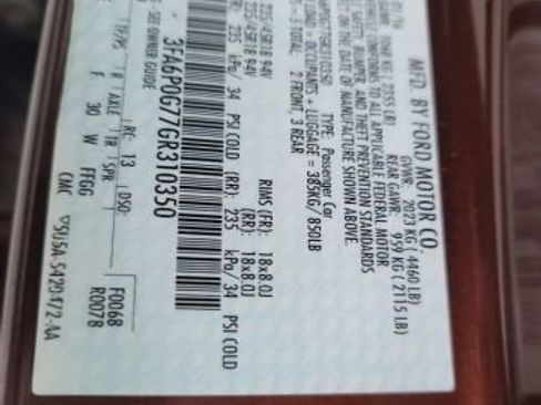 Used 2016 Ford Fusion S w/ Equipment Group 101A FWD image 33