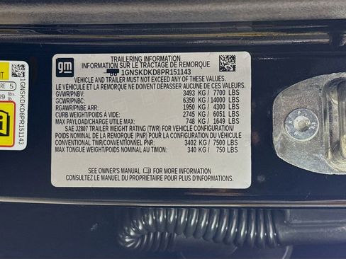 Used 2023 Chevrolet Suburban Z71 w/ Luxury Package AWD/4WD image 36