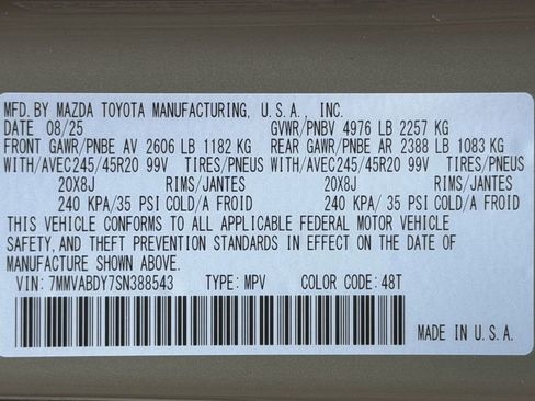 New 2025 MAZDA CX-50 AWD 2.5 Turbo w/ Accent Package image 28