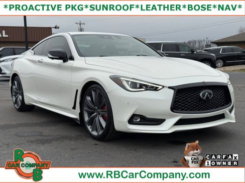Used 2022 INFINITI Q60 Red Sport 400 w/ Proactive Package image 1