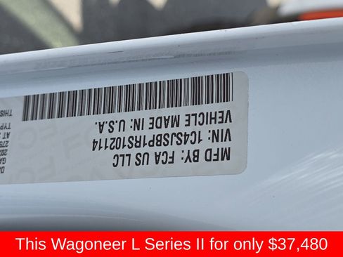 Used 2024 Jeep Wagoneer L Series II w/ Flexible Seating Group AWD/4WD image 45