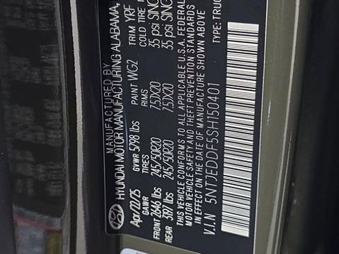 New 2025 Hyundai Santa Cruz Limited image 40