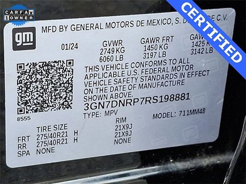 Certified 2024 Chevrolet Equinox EV RS image 26