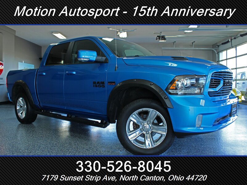 Used 2018 RAM 1500 Sport w/ Hydro Blue Sport Package AWD/4WD image 2
