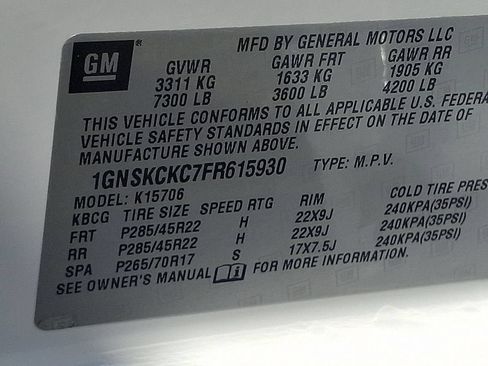 Used 2015 Chevrolet Tahoe LTZ AWD/4WD image 28