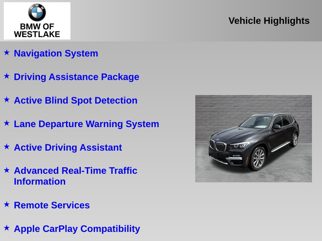 Used 2019 BMW X3 xDrive30i AWD/4WD image 6