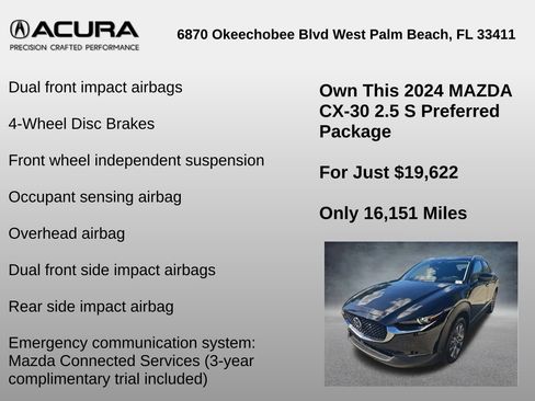 Used 2024 MAZDA CX-30 AWD 2.5 S w/ Preferred Package image 35