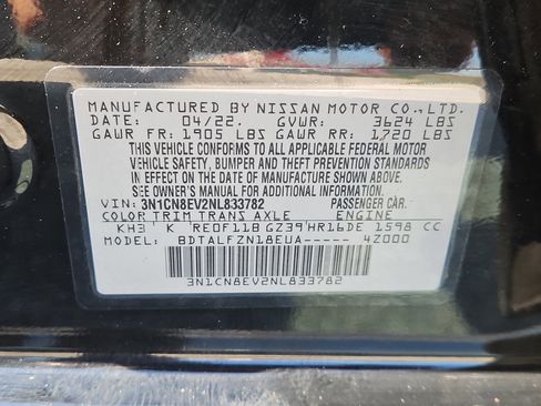 Used 2022 Nissan Versa SV image 24