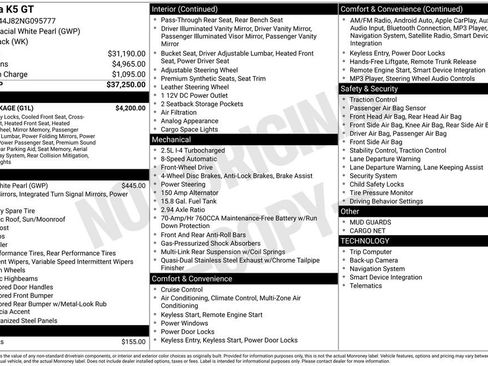 Used 2022 Kia K5 GT w/ GT1 Package image 36