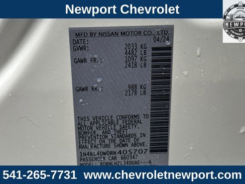 Used 2024 Nissan Altima 2.5 SV w/ SV Premium Package image 30