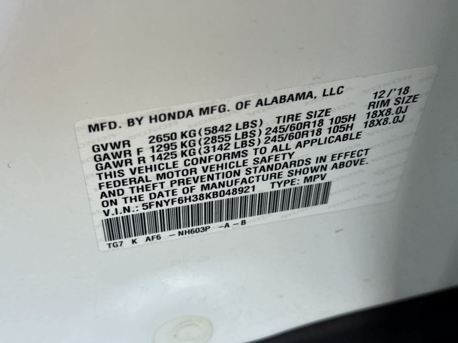 Used 2019 Honda Pilot EX image 34