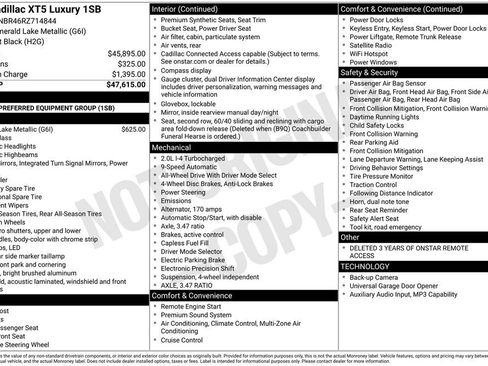 Certified 2024 Cadillac XT5 Luxury AWD/4WD image 33