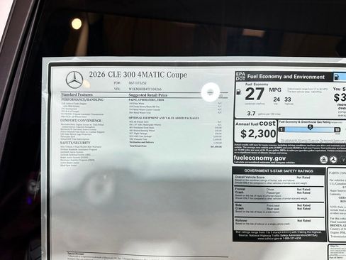 New 2026 Mercedes-Benz CLE 300 4MATIC Coupe image 16