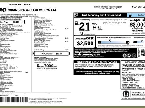 Used 2025 Jeep Wrangler Willys image 5