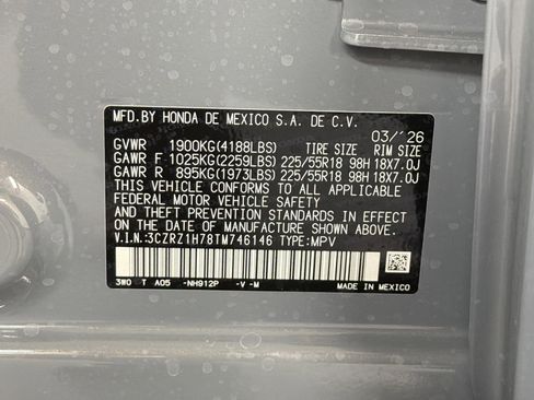 New 2026 Honda HR-V EX-L image 19
