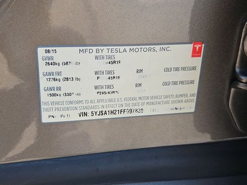 Used 2015 Tesla Model S 85D AWD/4WD image 18