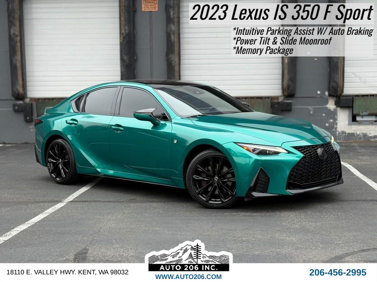 Used 2023 Lexus IS 350 F Sport w/ Memory Package AWD/4WD image 1