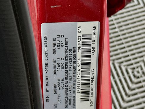 Used 2016 MAZDA MAZDA6 Grand Touring w/ GT Technology Package image 12