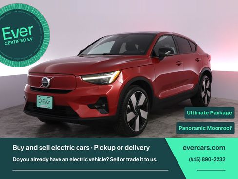 Used 2023 Volvo C40 P8 Recharge Ultimate AWD/4WD image 1