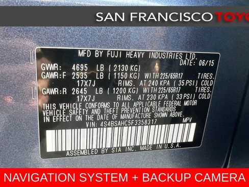 Used 2015 Subaru Outback 2.5i Premium image 39